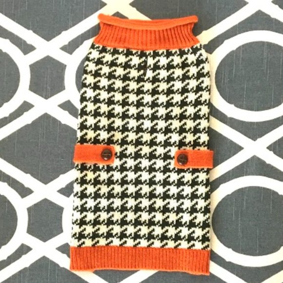 NEW FabDog Fab Dog Houndstooth Pet Sweater RARE - Picture 7 of 10